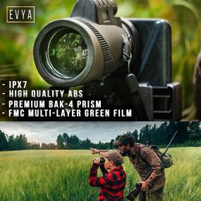 img 1 attached to EVYA Monocular Telescope for Smartphone - Compact and Powerful Telescopes for Kids and Adults: 12x50 Portable Telescope for Bird Watching, Outdoor Walking, and More! Includes Hard Case for Handheld Telescope