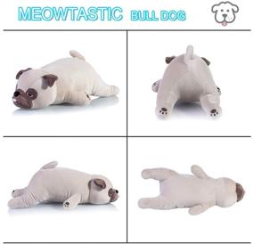 img 2 attached to 🐶 Pug Plush Toy - Soft Animal Plush Pillow, 20-Inch Stuffed Toy for Kids, Boys, and Girls