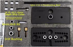 img 4 attached to 🔧 Enhance Furniture Assembly Precision with the Dowelling Jig: Fast Connecting Cam Fitting Drilling Locator