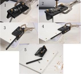 img 1 attached to 🔧 Enhance Furniture Assembly Precision with the Dowelling Jig: Fast Connecting Cam Fitting Drilling Locator