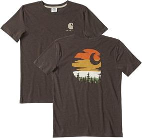 img 1 attached to Durable and Stylish: Carhartt Boys' Graphic Short Sleeve Tee T-Shirt for Every Adventure
