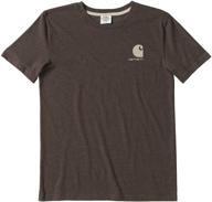 carhartt graphic t shirt mustang heather 标志