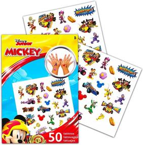 img 1 attached to Disney Mickey Mouse and Minnie Mouse Temporary Tattoos Party Favors Pack: 50 Minnie & 50 Mickey Tattoos for Kids!