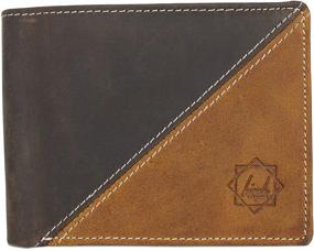 img 4 attached to 💼 Hunter Leather Bi-Fold Wallet: Timeless Classic Design