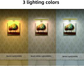 img 1 attached to 🖼️ TINTINDOC Picture Light - Wireless Painting Lights with Remote Control | Rechargeable Battery Operated Art Display Lamp | Full Metal Magnet Attach | 300LM Dimmable LED Wall Light for Frame Gallery Poster