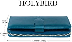 img 3 attached to Genuine Capacity Women's Handbags & Wallets by HOLYBIRD: Wristlet Edition