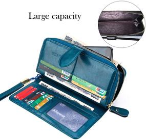img 2 attached to Genuine Capacity Women's Handbags & Wallets by HOLYBIRD: Wristlet Edition