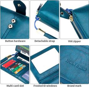 img 1 attached to Genuine Capacity Women's Handbags & Wallets by HOLYBIRD: Wristlet Edition
