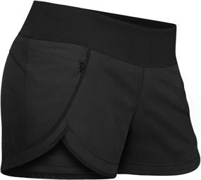 img 3 attached to 🏃 Fulbelle Women's Running Shorts with Waistband, Zipper Pockets & Enhanced Fitness Features