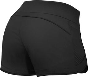 img 2 attached to 🏃 Fulbelle Women's Running Shorts with Waistband, Zipper Pockets & Enhanced Fitness Features