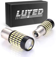 💡 luyed 2 x 1700 lumens led bulbs - brightest backup reverse lights, xenon white logo