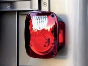 img 1 attached to 🚦 Набор трансформации задних фонарей Rampage Products 5307 с европейскими линзами для Jeep CJ 1976-2006, Wrangler YJ, LJ и TJ - яркая пара