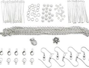 img 4 attached to 📿 Discover the Bountiful TOAOB 163Pcs Jewelry Starter Findings:Set Your Jewelry Making Journey in Motion!