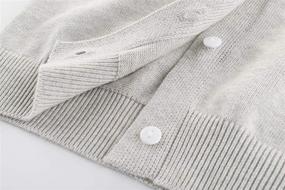 img 1 attached to Vivobiniya Baby Girl Cardigan: Stylish Knit Sweater for Toddler Girls & Boys