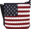 american stripes crossbody concealed shoulder women's handbags & wallets for shoulder bags logo