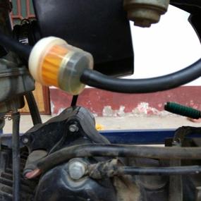 img 3 attached to 🏍️ ZYTC 1/4" Универсальный Мотоцикл Мини-фильтр топлива Inline для маленького двигателя с магнитом Пачка из 10: Оптимизируйте производительность своего мотоцикла!