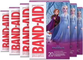 img 4 attached to 🩹 Пластыри с клейкой основой Disney's Frozen Band-Aid, 20 разных размеров, упаковка из 6 штук