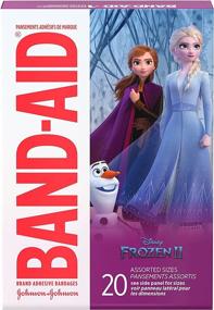 img 3 attached to 🩹 Пластыри с клейкой основой Disney's Frozen Band-Aid, 20 разных размеров, упаковка из 6 штук