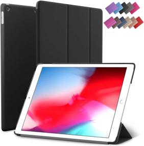 img 4 attached to 📱 iPad Mini 5 Case - ROARTZ Slim Fit Smart Rubber Coated Folio Case with Wake/Sleep Feature for Apple iPad Mini 5th Gen 2019 Model A2133 A2124 A2126, 7.9-inch Display, Lightweight & Durable.