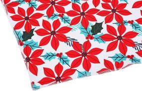 img 1 attached to 🎄 Christmas Dog Bandana - JPB Flower Pattern for Small, Medium, and Large Dogs