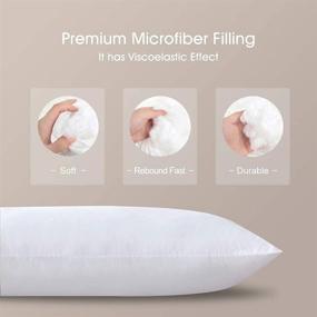 img 2 attached to 🤰 Bedbee Pregnancy Pillow, U Shaped Maternity Pillow with Removable Cover - Premium Support for Back, Hips, Legs, and Belly during Sleep for Pregnant Women (Grey)