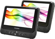 📺 the ultimate entertainment on-the-go: sylvania dual screen portable dvd players (9-inch) logo