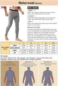 img 3 attached to Eizniz Naturwool Men’s Merino Wool Thermal Leggings: Ultimate Base-layer Bottom Underwear