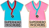 🩺 hanreshe brooch badge cute clothes pins sets for medical doctor nurse women girls children graduation student bags jackets backpacks - medical themed accessories logo