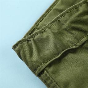 img 1 attached to 👖 Mesinsefra Lightweight Adjustable Army 180CM US Boys' Clothing for Shorts: Superior Comfort and Durability
