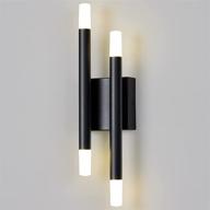 🌞 briboom led modern wall sconces - 18.4in, 12w 4-light hardwired wall mounted light - bathroom & living room decor - 4000k neutral white - non-dimmable led chips логотип