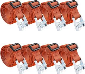 img 4 attached to MAGARROW Lashing Straps Buckle 8 Pack - Efficient Material Handling Accessories for Secure Strapping