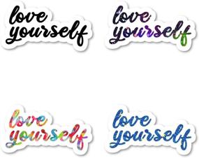 img 4 attached to Love Yourself Sticker Inspirational Stickers