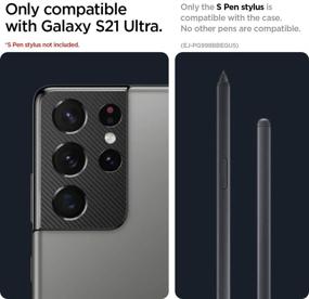 img 3 attached to 📱 Spigen Liquid Air P Matte Black Phone Case for Galaxy S21 Ultra (2021) - Enhanced SEO