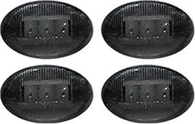 img 1 attached to 🚨 Recon 264132BK LED Fender Lights for 1999-2008 Ford Super Duty (4-Piece Set) - Smoked Lens in Black Trim: Enhance Your Truck's Look with Style