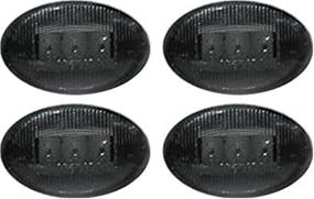 img 4 attached to 🚨 Recon 264132BK LED Fender Lights for 1999-2008 Ford Super Duty (4-Piece Set) - Smoked Lens in Black Trim: Enhance Your Truck's Look with Style