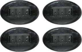 img 3 attached to 🚨 Recon 264132BK LED Fender Lights for 1999-2008 Ford Super Duty (4-Piece Set) - Smoked Lens in Black Trim: Enhance Your Truck's Look with Style