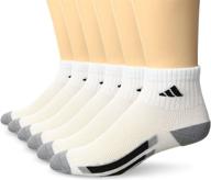 🧦 детские квартерные носки adidas с амортизацией (6 пар) - унисекс-носки логотип