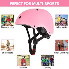 img 3 attached to 🛹 CPSC Certified Multi-Sport Skateboard Helmet for Kids, Youth, and Adults - Ideal for Skateboarding, Cycling, Rollerblading, Longboarding, Hoverboarding, Climbing, BMX...