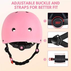 img 2 attached to 🛹 CPSC Certified Multi-Sport Skateboard Helmet for Kids, Youth, and Adults - Ideal for Skateboarding, Cycling, Rollerblading, Longboarding, Hoverboarding, Climbing, BMX...