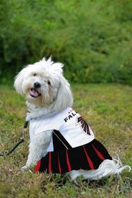 img 3 attached to Stylish Atlanta Falcons NFL Cheerleader Dress for Dogs - Size Medium: Perfect Pet Apparel for Game Day!