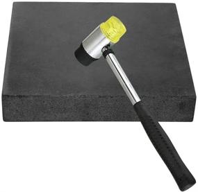 img 4 attached to 🛠️ Oudtinx Rubber Bench Block - Ultimate Tool for Jewelry Making: Hammering, Shaping, Chasing, Flattening Metals