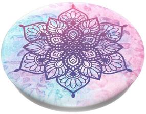 img 2 attached to Улучшите свой мобильный опыт с PopSockets PopGrip: Rainbow Nirvana Stand and Grip с возможностью замены верхней части.