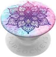 улучшите свой мобильный опыт с popsockets popgrip: rainbow nirvana stand and grip с возможностью замены верхней части. логотип