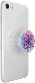 img 1 attached to Улучшите свой мобильный опыт с PopSockets PopGrip: Rainbow Nirvana Stand and Grip с возможностью замены верхней части.