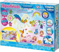 🌈 explore the aquabeads enchanted world: complete arts & crafts bead kit for children - over 1,000 beads & display stand logo