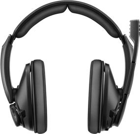 img 3 attached to 🎧 Sennheiser GSP 370 Беспроводные игровые наушники накладного типа - низкая задержка Bluetooth, шумоподавляющий микрофон - совместимы с ПК, Mac, Windows, PS4 - черные