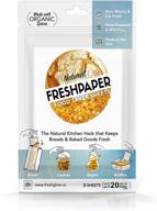 🍞 freshpaper food saver sheets: extend shelf life of baked goods, bagels, muffins, fresh bread | bpa free, usa made - 1 (8 sheet) pack logo