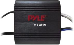 img 3 attached to 🔊 Pyle PLMRKT2B Waterproof Micro Marine Amplifier with 2 Channels and 400 Watts, along with 6.5-Inch Speaker System