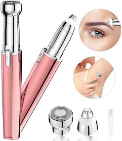 img 3 attached to 🔪 ANCED Eyebrow Trimmer: Effective Hair Removal Tool for Women - Eyebrows, Lip, Nose, Cheeks, Chin, Neck, Bikini