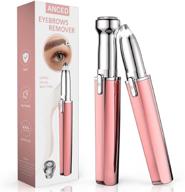 🔪 anced eyebrow trimmer: effective hair removal tool for women - eyebrows, lip, nose, cheeks, chin, neck, bikini logo